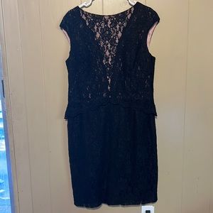 Black duntail ‏Ralph Lauren dress